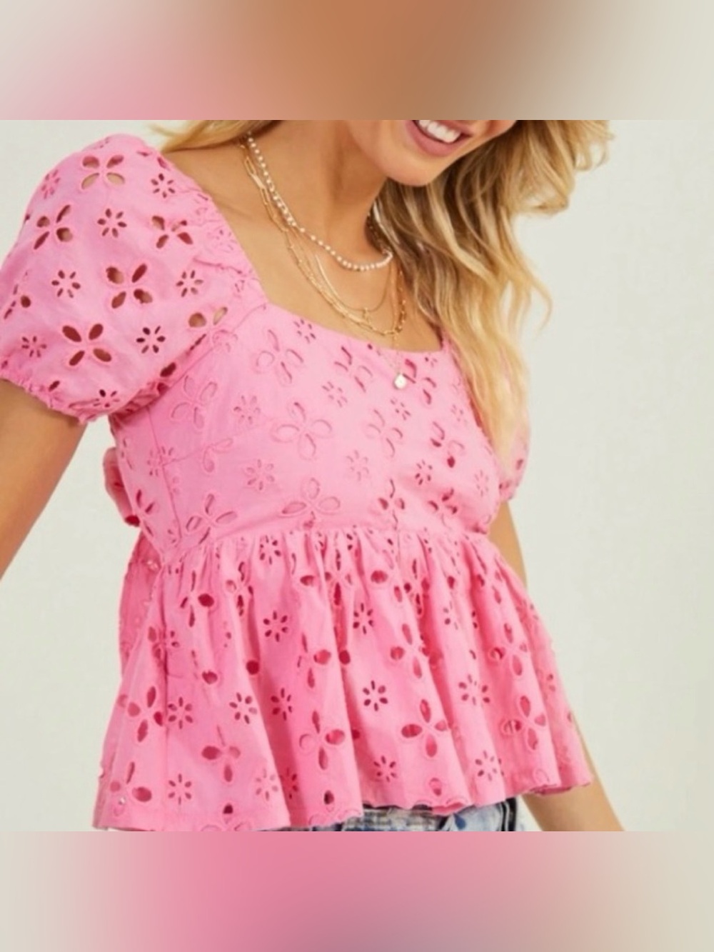 Kinsley Eyelet Top